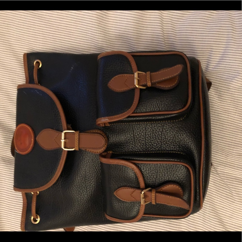 Dooney and bourke pebbled leather backpack